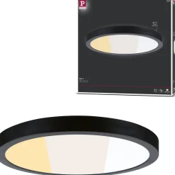 LED-paneeli Paulmann Abia 2 White Select hämäräohjatulla liiketunnistimella (HF) Ø170mm 9.5W 1100lm 2700-4000K, mattakromi