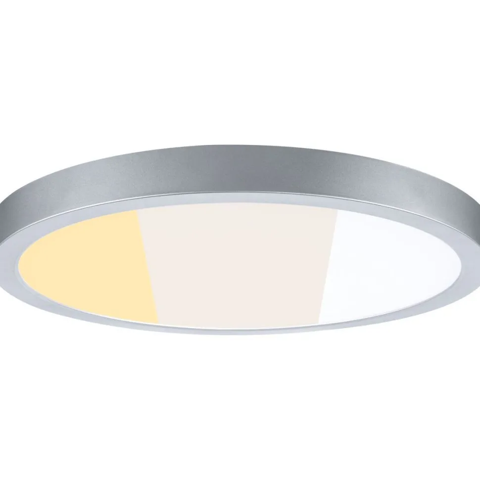LED-paneeli Paulmann Abia 2 White Select hämäräohjatulla liiketunnistimella (HF) Ø170mm 9.5W 1100lm 2700-4000K, mattakromi