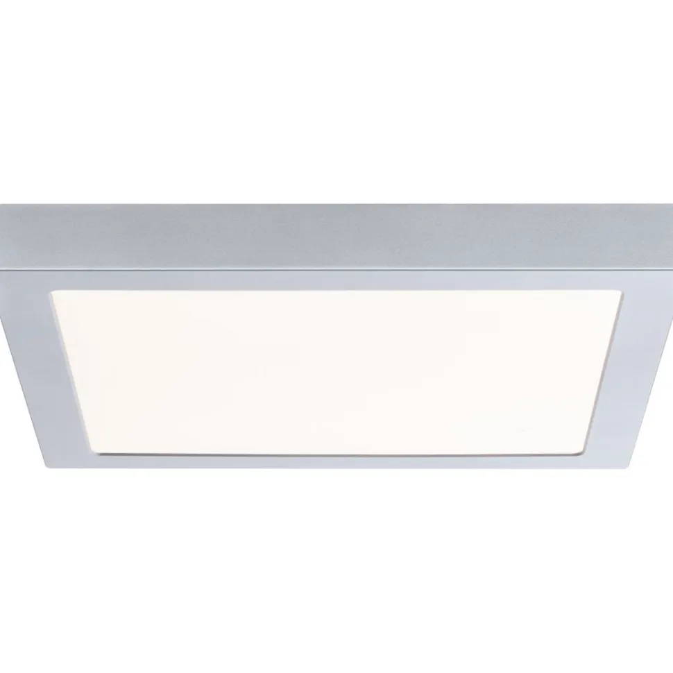 LED-paneeli Paulmann Abia, 30x30cm, 22W, 2700K, mattakromi