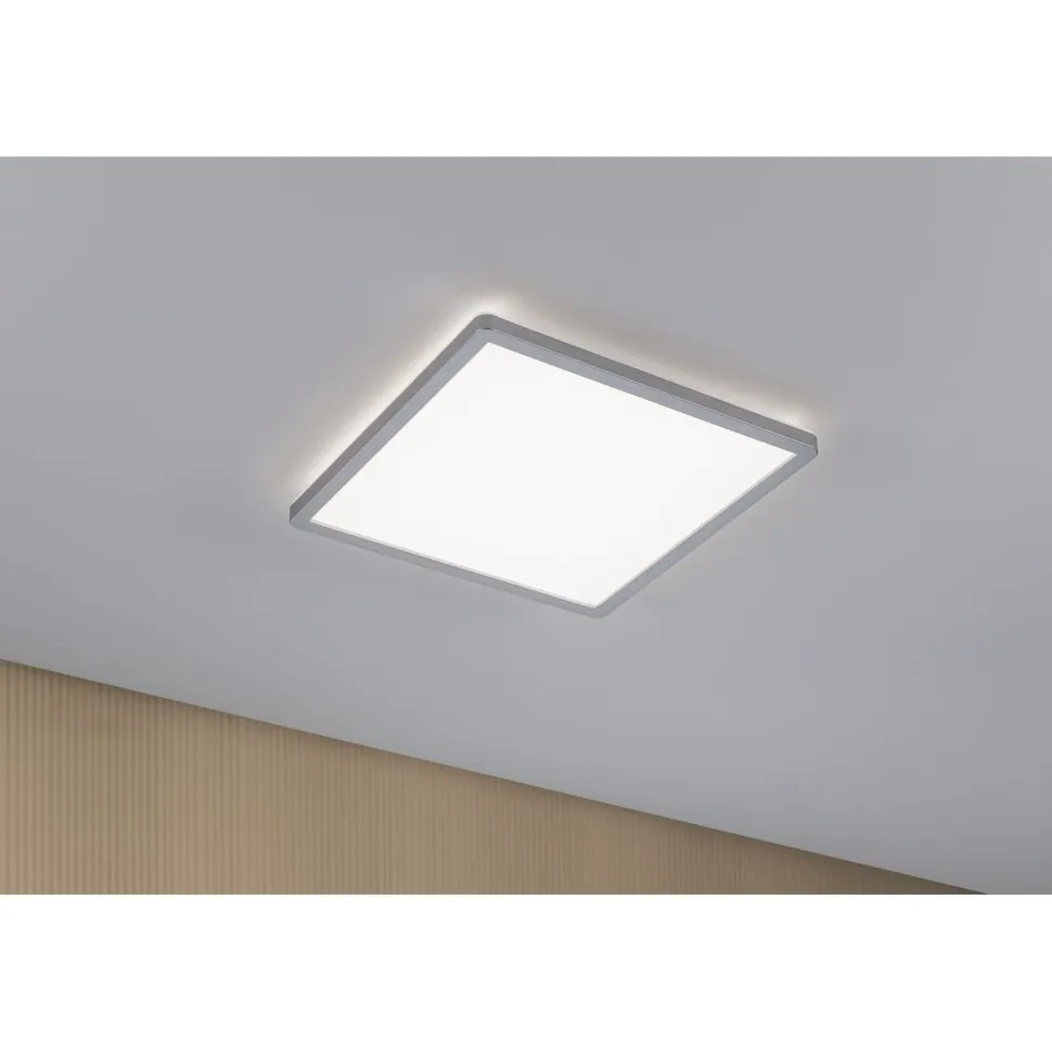 LED-paneeli Paulmann Atria Shine Backlight, 29.3x29.3cm, 16W, 4000K, mattakromi
