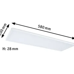 LED-paneeli Paulmann Atria Shine Backlight, 58x20cm, 22W, 3000K, valkoinen