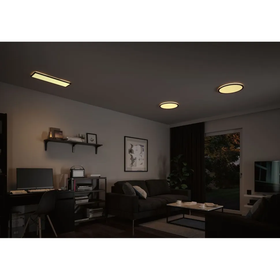 LED-paneeli Paulmann Atria Shine Backlight, 42x42cm, 22W, 3000K, himmennettävä, musta