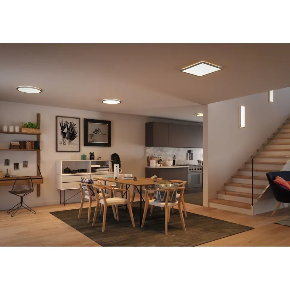LED-paneeli Paulmann Atria Shine Backlight, 42x42cm, 22W, 3000K, himmennettävä, musta