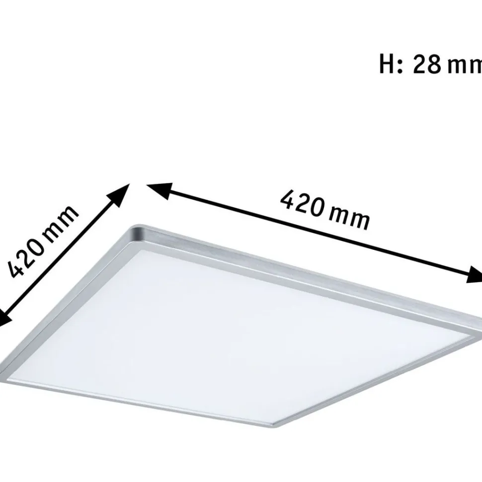 LED-paneeli Paulmann Atria Shine Backlight, 42x42cm, 22W, 3000K, himmennettävä, musta