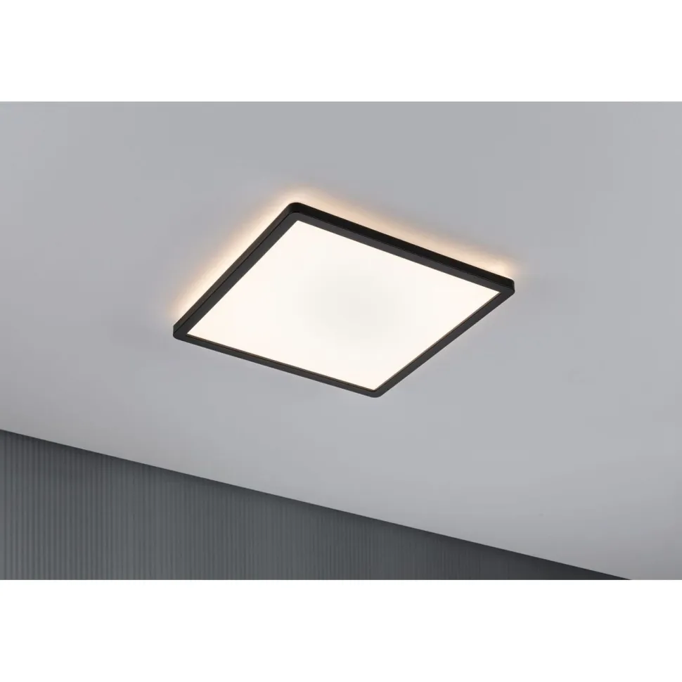 LED-paneeli Paulmann Atria Shine Backlight, 29.3x29.3cm, 16W, 3000K, musta