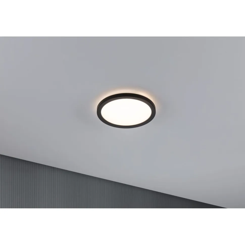 LED-paneeli Paulmann Atria Shine Backlight, Ø19cm, 11.2W, 3000K, mattakromi