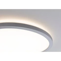 LED-paneeli Paulmann Atria Shine Backlight, Ø19cm, 11.2W, 3000K, mattakromi