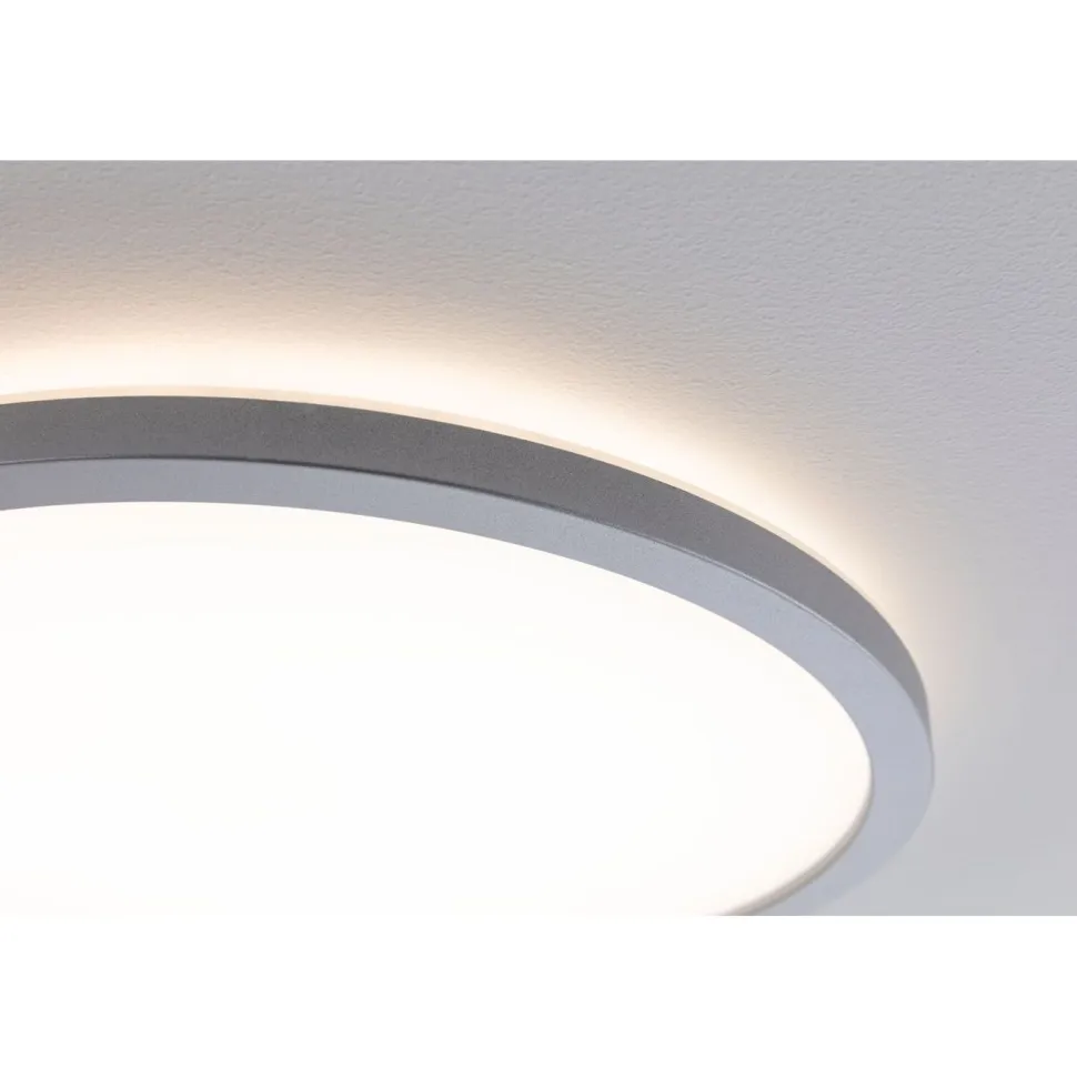 LED-paneeli Paulmann Atria Shine Backlight, Ø19cm, 11.2W, 3000K, mattakromi