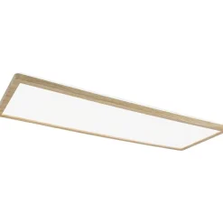 LED-paneeli Paulmann Atria Shine Backlight, IP44, 29.3x29.3cm, 16W, 4000K, puunruskea