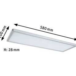 LED-paneeli Paulmann Atria Shine Backlight, 58x20cm, 22W, 4000K, himmennettävä, mattakromi