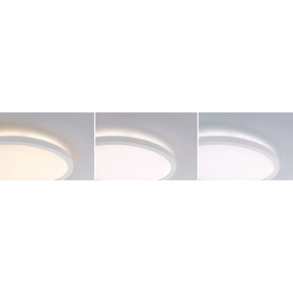 LED-paneeli Paulmann Atria Shine, pyöreä, Ø190mm, IP44, 7.6W, 1100lm, 3000-6500K, puukuvio