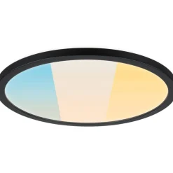 LED-paneeli Paulmann Atria Shine, pyöreä, Ø190mm, IP44, 7.6W, 1100lm, 3000-6500K, puukuvio