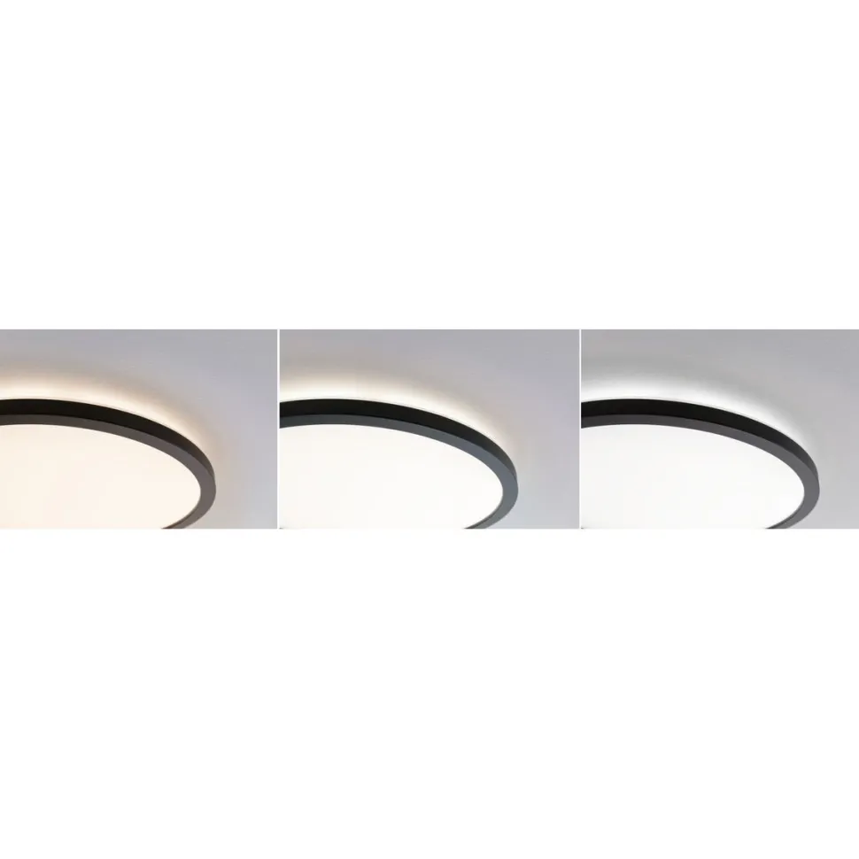 LED-paneeli Paulmann Atria Shine, pyöreä, Ø190mm, IP44, 7.6W, 1100lm, 3000-6500K, puukuvio
