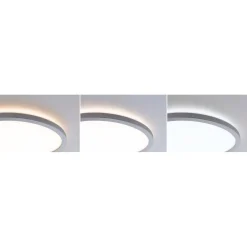 LED-paneeli Paulmann Atria Shine, pyöreä, Ø190mm, IP44, 7.6W, 1100lm, 3000-6500K, puukuvio