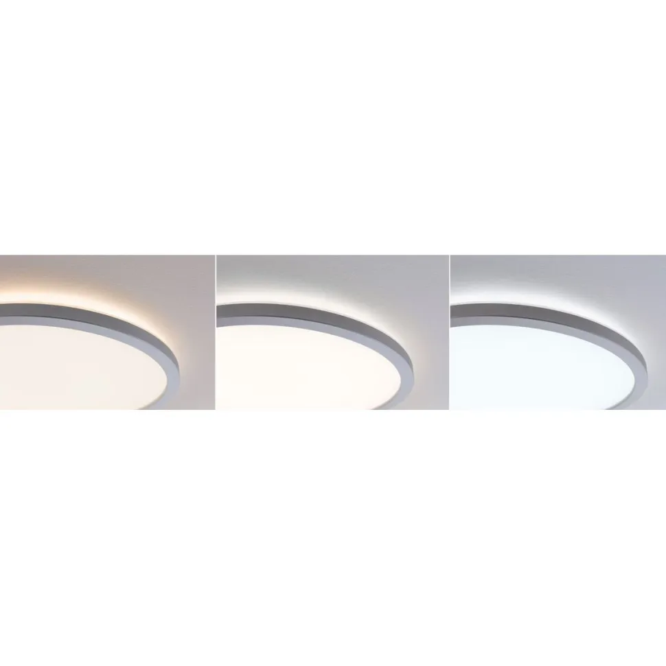LED-paneeli Paulmann Atria Shine, pyöreä, Ø190mm, IP44, 7.6W, 1100lm, 3000-6500K, puukuvio