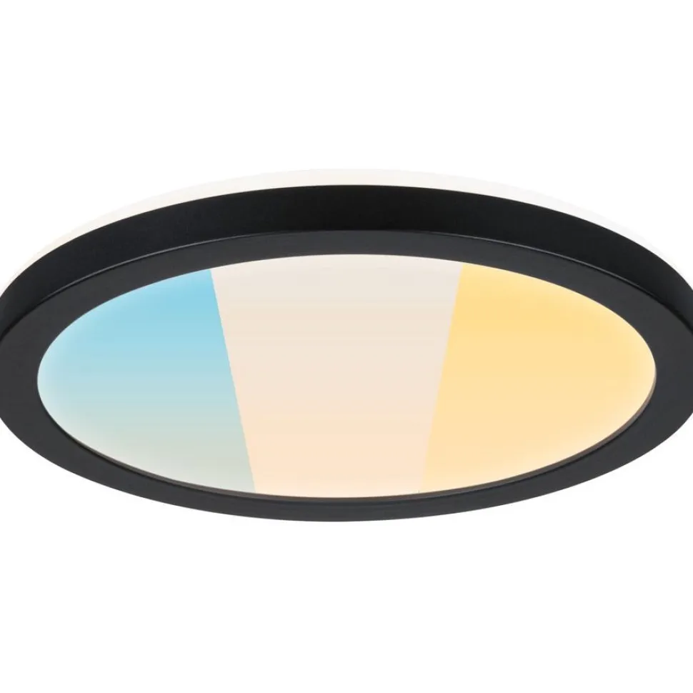 LED-paneeli Paulmann Atria Shine, pyöreä, Ø190mm, IP44, 7.6W, 1100lm, 3000-6500K, puukuvio