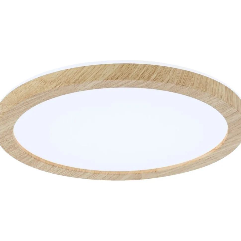 LED-paneeli Paulmann Atria Shine, pyöreä, Ø190mm, IP44, 7.6W, 1100lm, 3000-6500K, puukuvio