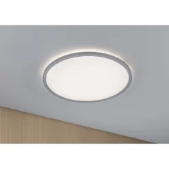LED-paneeli Paulmann Atria Shine Backlight, Ø42cm, 20W, RGBW, himmennettävä, mattakromi
