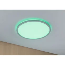LED-paneeli Paulmann Atria Shine Backlight, Ø42cm, 20W, RGBW, himmennettävä, mattakromi