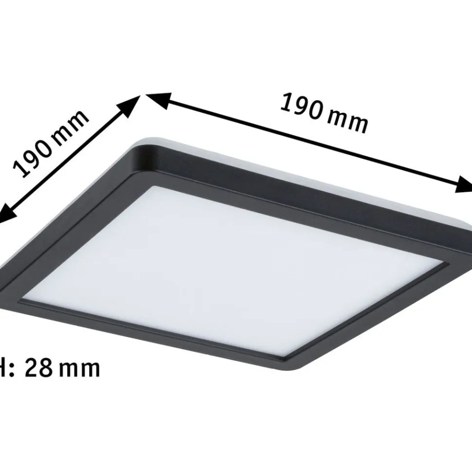LED-paneeli Paulmann Atria Shine Backlight, 19x19cm, 11.2W, 3000K, mattakromi