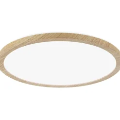 LED-paneeli Paulmann Atria Shine Backlight, IP44, Ø19cm, 11.2W, 4000K, puunruskea