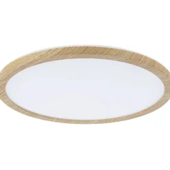 LED-paneeli Paulmann Atria Shine Backlight, IP44, Ø19cm, 11.2W, 4000K, puunruskea