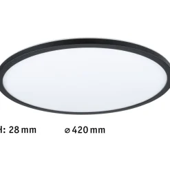 LED-paneeli Paulmann Atria Shine Backlight, Ø42cm, 22W, 3000K, himmennettävä, eri värejä