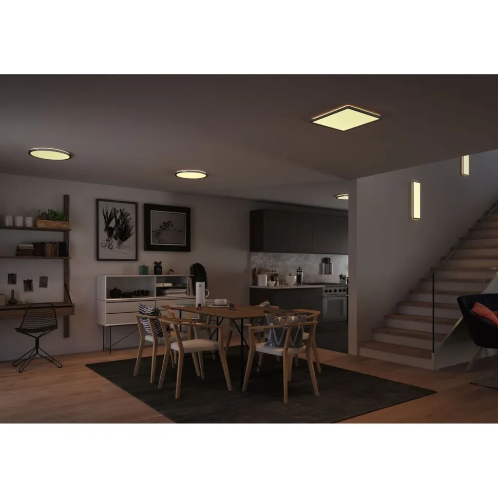 LED-paneeli Paulmann Atria Shine Backlight, Ø42cm, 22W, 3000K, himmennettävä, eri värejä