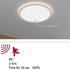 LED-paneeli Paulmann Atria Shine Backlight Ø190mm liiketunnistin 11.2W IP44 850lm 4000K valkoinen