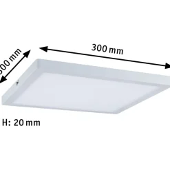 LED-paneeli Paulmann Atria, 30x30cm, 16.5W, 4000K, eri värejä