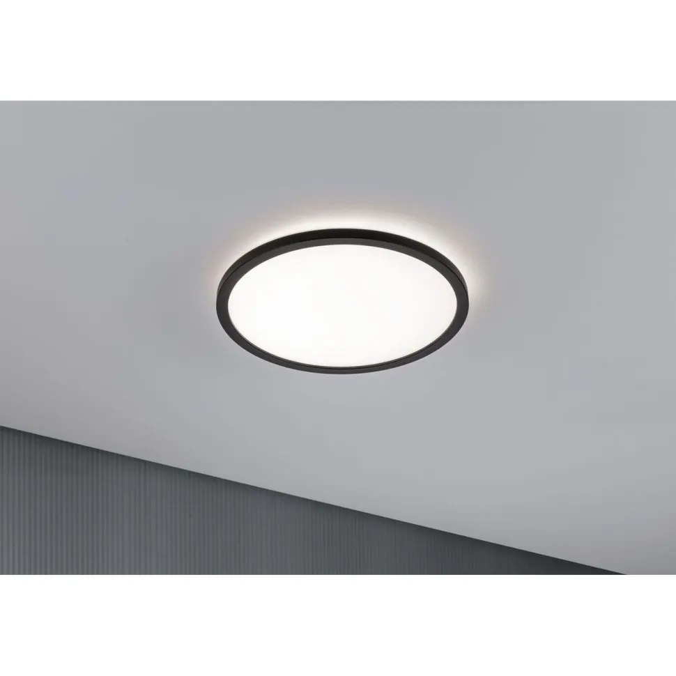 LED-paneeli Paulmann Atria Shine Backlight, Ø29.3cm, 16W, 4000K, mattakromi