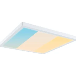 LED-paneeli Paulmann Atria Shine, kulmikas, 190x190mm, IP44, 8W, 1160lm, 3000-6500K, valkoinen
