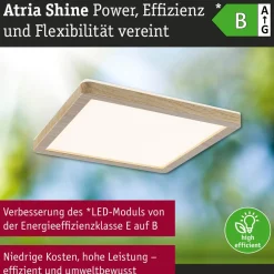 LED-paneeli Paulmann Atria Shine, kulmikas, 190x190mm, IP44, 8W, 1160lm, 3000-6500K, valkoinen