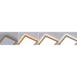 LED-paneeli Paulmann Atria Shine, kulmikas, 190x190mm, IP44, 8W, 1160lm, 3000-6500K, valkoinen