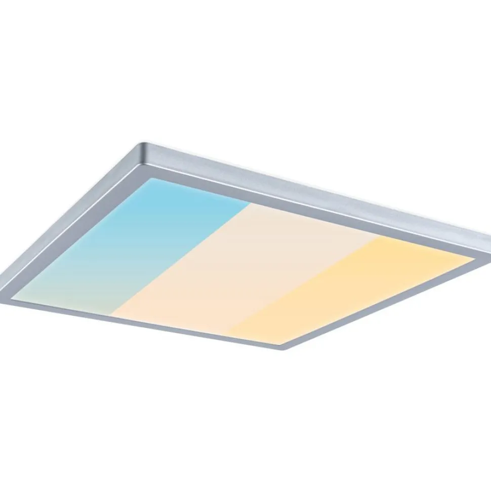 LED-paneeli Paulmann Atria Shine, kulmikas, 190x190mm, IP44, 8W, 1160lm, 3000-6500K, valkoinen