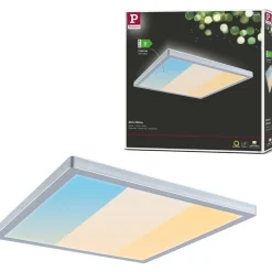 LED-paneeli Paulmann Atria Shine, kulmikas, 190x190mm, IP44, 8W, 1160lm, 3000-6500K, valkoinen