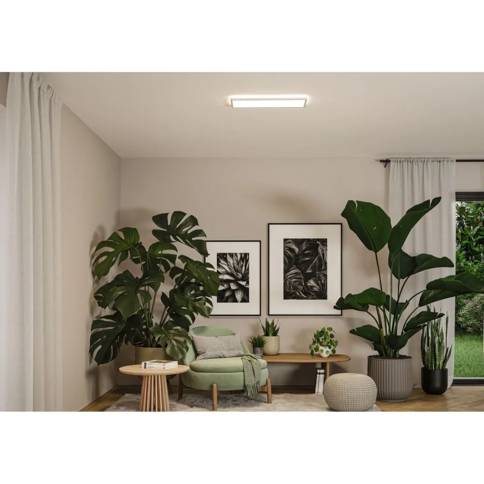 LED-paneeli Paulmann Atria Shine, kulmikas, 190x190mm, IP44, 8W, 1160lm, 3000-6500K, valkoinen