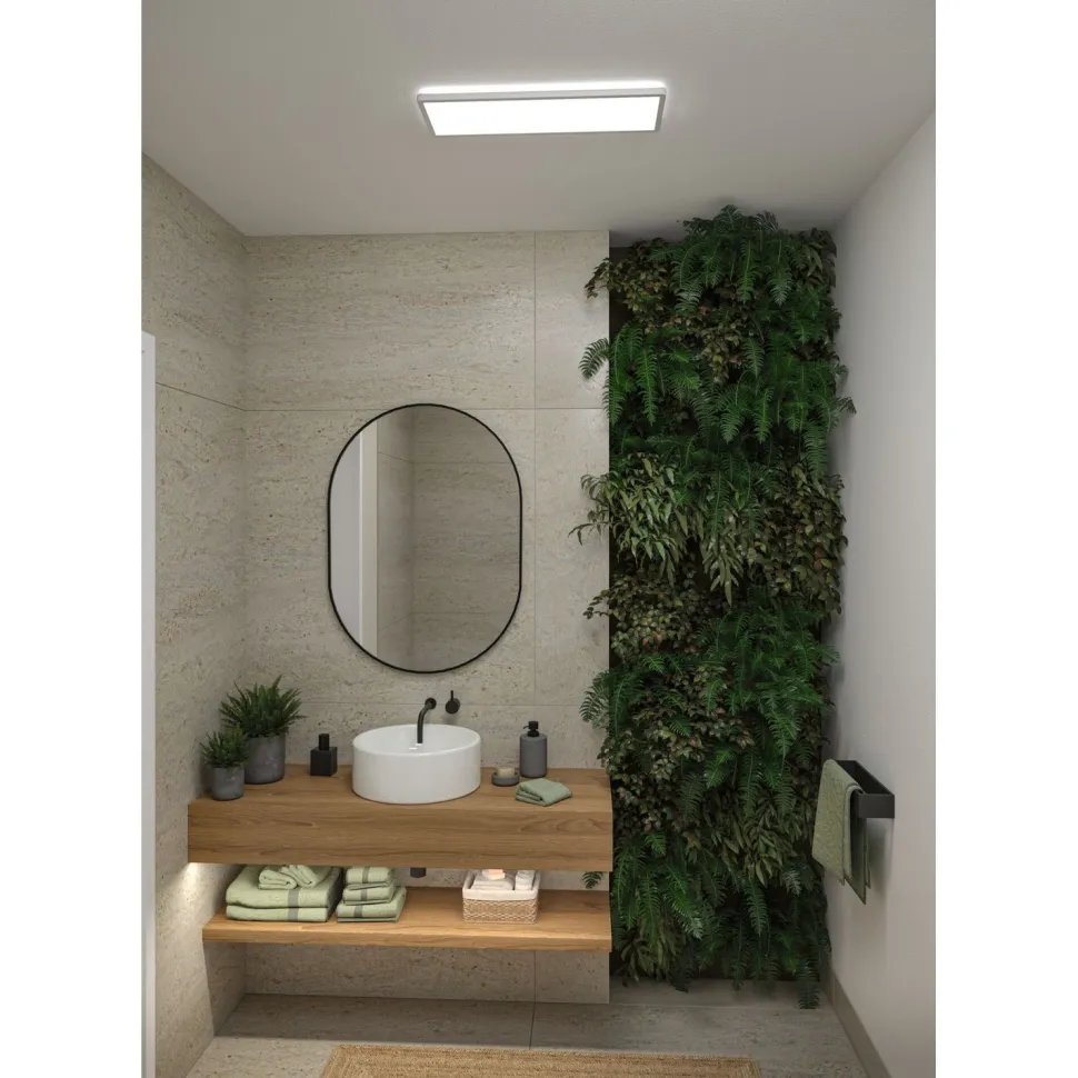 LED-paneeli Paulmann Atria Shine, kulmikas, 190x190mm, IP44, 8W, 1160lm, 3000-6500K, valkoinen