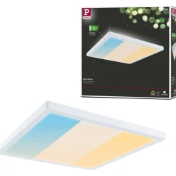 LED-paneeli Paulmann Atria Shine, kulmikas, 190x190mm, IP44, 8W, 1160lm, 3000-6500K, valkoinen