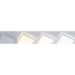 LED-paneeli Paulmann Atria Shine, kulmikas, 190x190mm, IP44, 8W, 1160lm, 3000-6500K, valkoinen