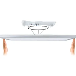LED-paneeli Paulmann Atria Shine, kulmikas, 190x190mm, IP44, 8W, 1160lm, 3000-6500K, valkoinen