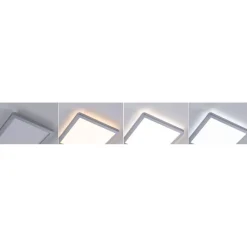 LED-paneeli Paulmann Atria Shine, kulmikas, 190x190mm, IP44, 8W, 1160lm, 3000-6500K, valkoinen