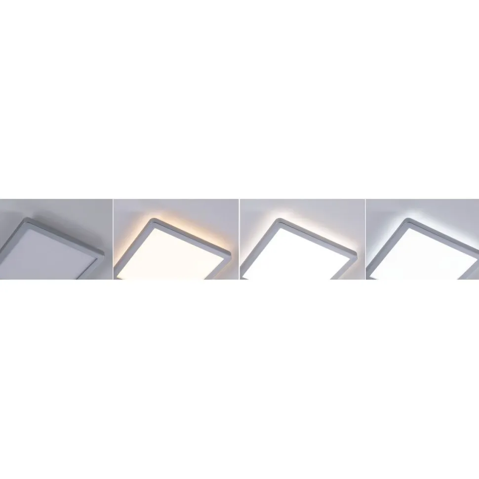 LED-paneeli Paulmann Atria Shine, kulmikas, 190x190mm, IP44, 8W, 1160lm, 3000-6500K, valkoinen