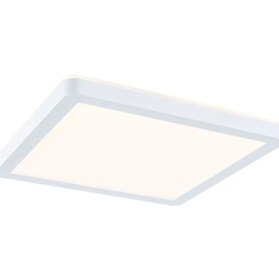 LED-paneeli Paulmann Atria Shine, kulmikas, 190x190mm, IP44, 8W, 1160lm, 3000-6500K, valkoinen