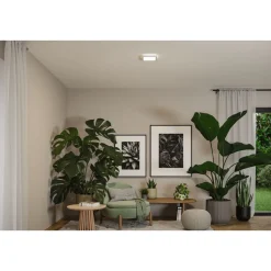 LED-paneeli Paulmann Atria Shine, kulmikas, 190x190mm, IP44, 8W, 1160lm, 3000-6500K, valkoinen