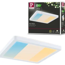LED-paneeli Paulmann Atria Shine, kulmikas, 190x190mm, IP44, 8W, 1160lm, 3000-6500K, valkoinen
