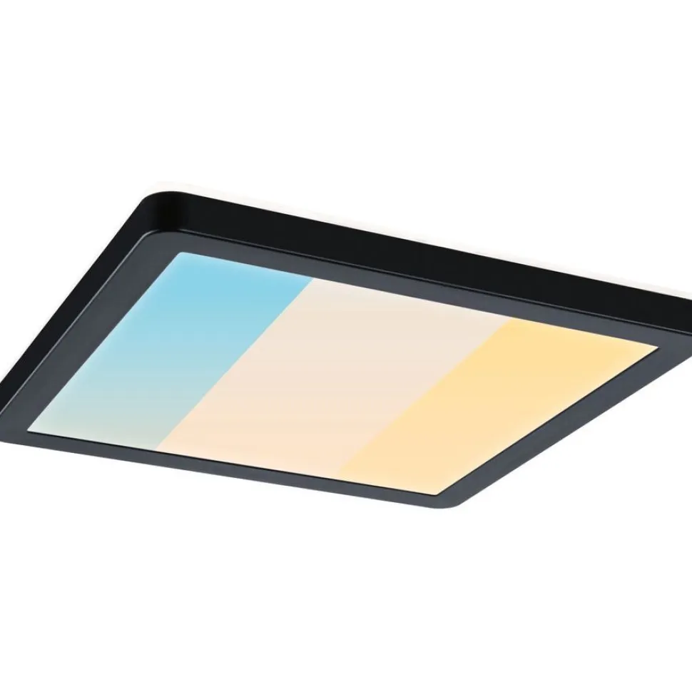 LED-paneeli Paulmann Atria Shine, kulmikas, 190x190mm, IP44, 8W, 1160lm, 3000-6500K, valkoinen