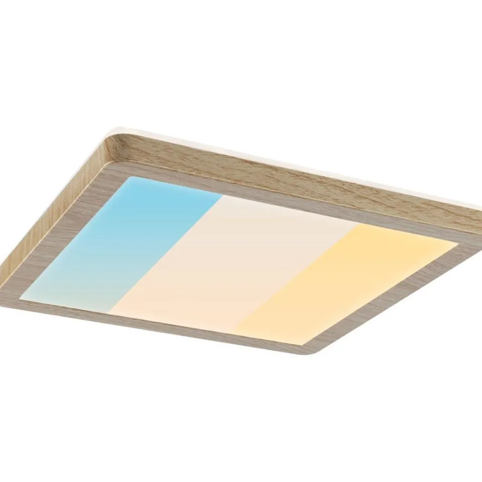 LED-paneeli Paulmann Atria Shine, kulmikas, 190x190mm, IP44, 8W, 1160lm, 3000-6500K, valkoinen