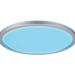 LED-paneeli Paulmann Atria Shine Backlight, Ø29.3cm, 12W, RGBW, himmennettävä, mattakromi