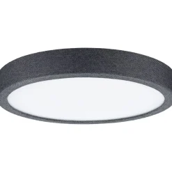LED-paneeli Paulmann Cosara, IP44, Ø30cm, 15W, 3000K, tummanharmaa